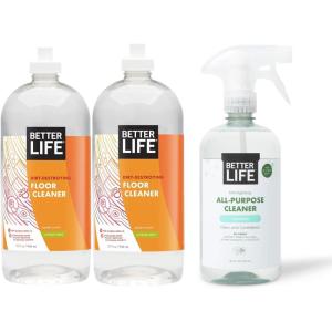 image:imageBetter Life Floor Cleaner Citrus Mint 32 Oz 2 Pack  All Purpose Cleaner 24 Oz Unscented 1 Pack