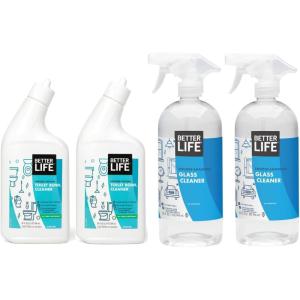 image:imageBetter Life Toilet Bowl Cleaner 24 Oz Pack of 2  Glass Cleaner 32 Oz Pack of 2
