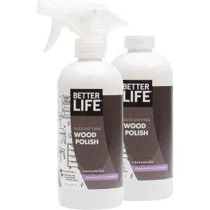 image:imageBetter Life Natural Wood Polish Cinnamon and Lavender 16 Ounce 2419516 Fl Oz Pack of 2