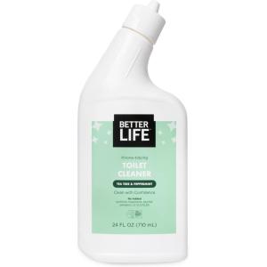 image:imageBetter Life Toilet Bowl Cleaner  Tea Tree amp Peppermint Scent Cleaning Gel  Liquid Bathroom Cleaners for Household  24ozToilet Bowl Cleaner
