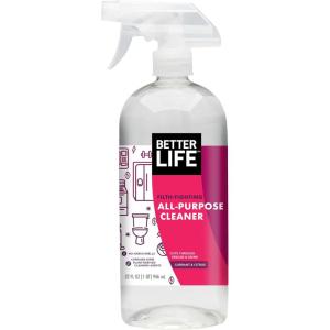 image:imageBetter Life All Purpose Cleaner  Multipurpose Home and Kitchen Cleaning Spray for Glass Countertops Appliances Upholstery amp More  Multisurface Spray Cleaner  32oz Pack of 2 UnscentedCurrant and Citrus