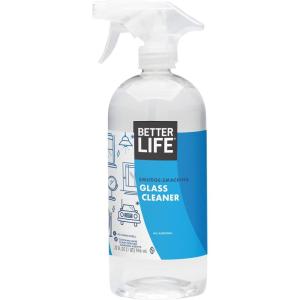 image:imageBetter Life Glass Cleaner Streakfree Window Cleaner Surface Cleaning Spray Mirror Screen and Shower Door Cleaner Removes Fingerprints Dust Dirt Unscented 32 Oz Pack of 132 Fl Oz Pack of 1