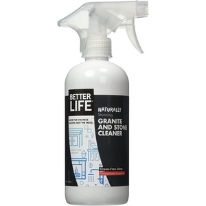 image:imageBetter Life Granite Cleaner and Polish  Stone Countertop Cleaner for Marble Quartz Slate Concrete Surfaces or Floors  StreakFree Granite Stain Remover  16oz Pomegranate amp Grapefruit16 Fl Oz Pack of 1