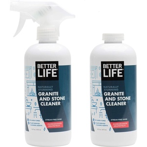 image:imageBetter Life Granite Cleaner and Polish  Stone Countertop Cleaner for Marble Quartz Slate Concrete Surfaces or Floors  StreakFree Granite Stain Remover  16oz Pomegranate amp Grapefruit16 Fl Oz Pack of 2